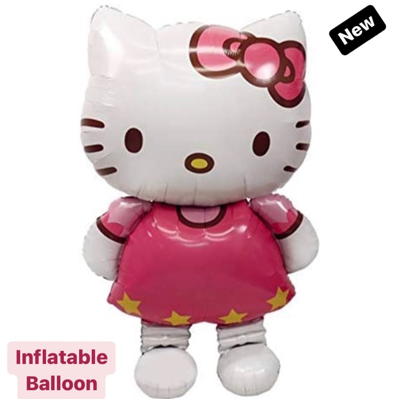 Other - Hello Kitty Cake Topper and Inflatable Balloon